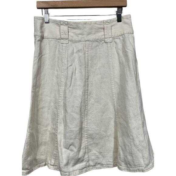 Christopher And Banks Women’s Linen Skirt / Size-8 - Picture 4 of 7